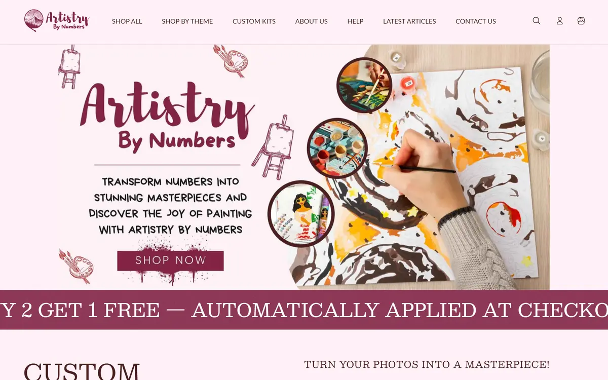 Fiche produit de la boutique ArtistryByNumbers
